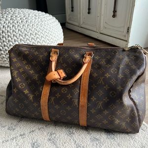 Louis Vuitton duffel bag